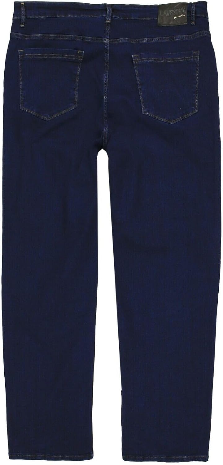 Lavecchia Jeans Übergrössen Herren Comfort Fit Denim Jeanshose Hose LV-501 42W / 32L Darkblue, 42W /