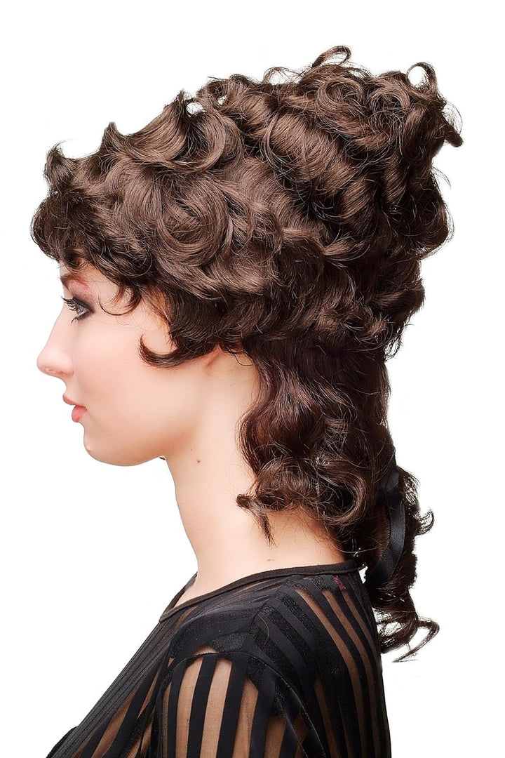 WIG ME UP - L.COLONIAL.Lady-6 Damenperücke Qualitätsperücke Perücke Barock Kolonial Turmfrisur Beehi
