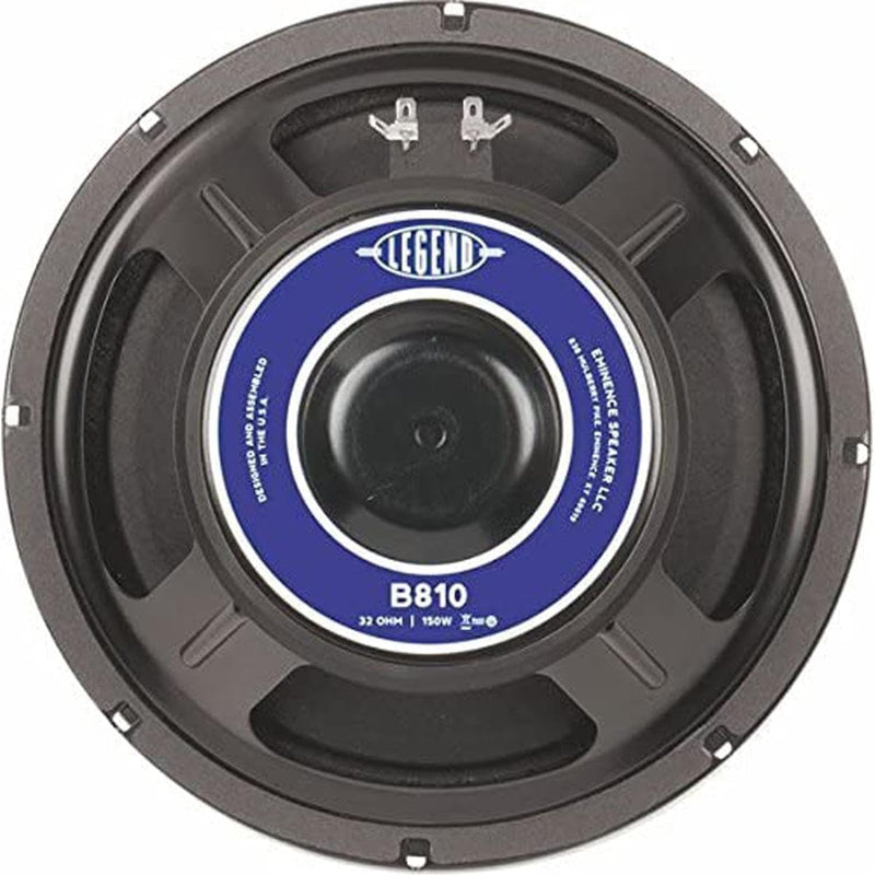 Eminence loudspeaker bass guitar 25cm 150W 32 ohms 300 W, 32 Ohm 10 Inch, 300 W, 32 Ohm 10 Inch