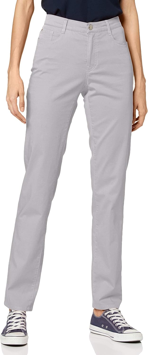 BRAX Damen Jeans Style Mary 5 Pocket Slim Fit 38W / 30L Grey Melange, 38W / 30L Grey Melange