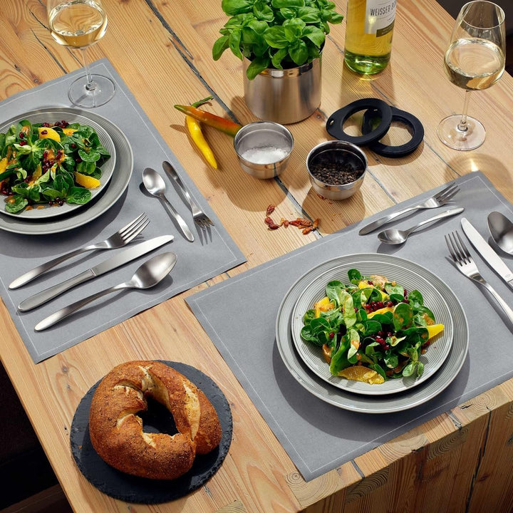 RÖSLE CULTURE Besteck-Set 30-teilig, Hochwertiges Essbesteckset für 6 Personen aus Edelstahl 18/10,
