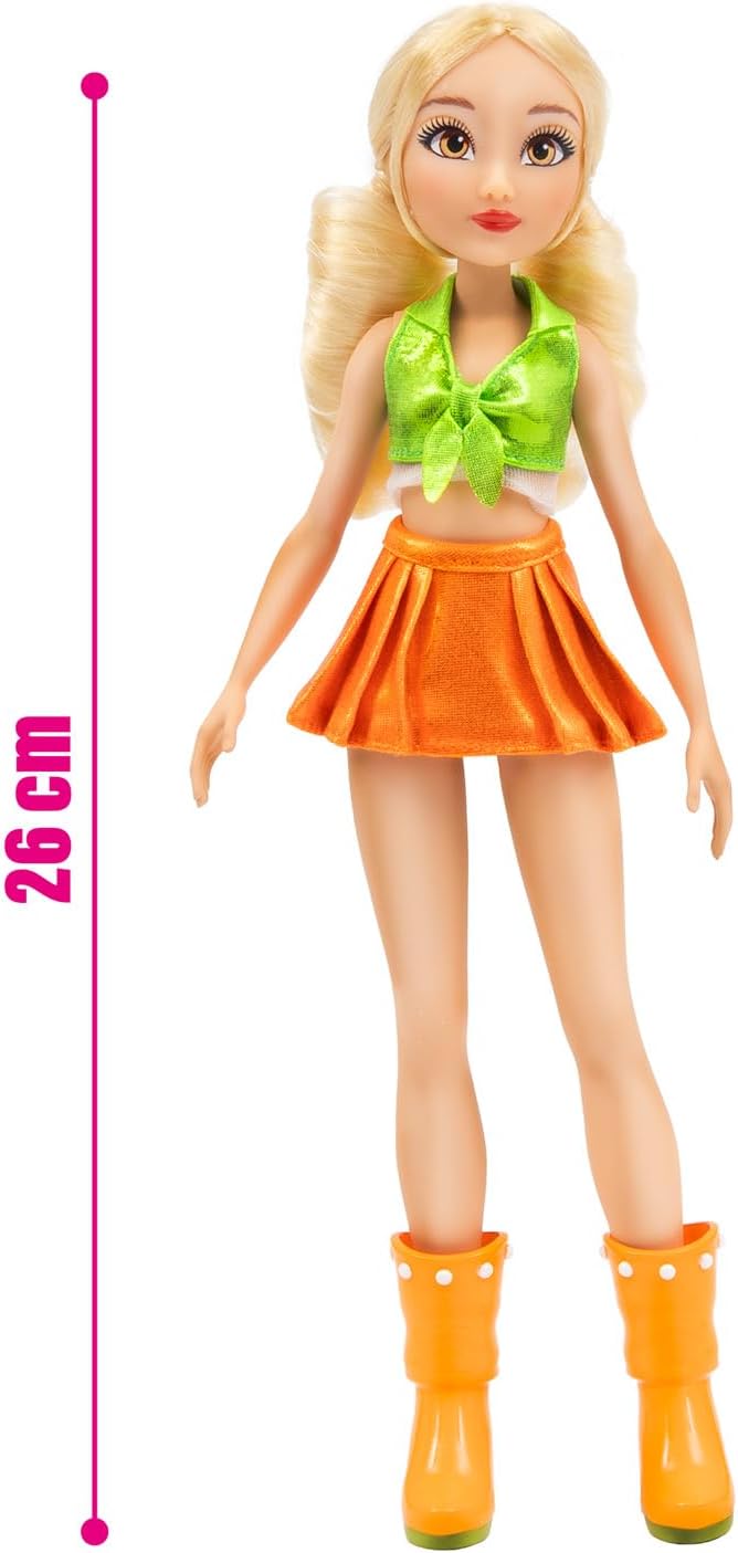 Winx Iconic Puppe – Stella, 27cm, bewegliche Gelenke, goldenes Haar, ikonisches Outfit – offizielles
