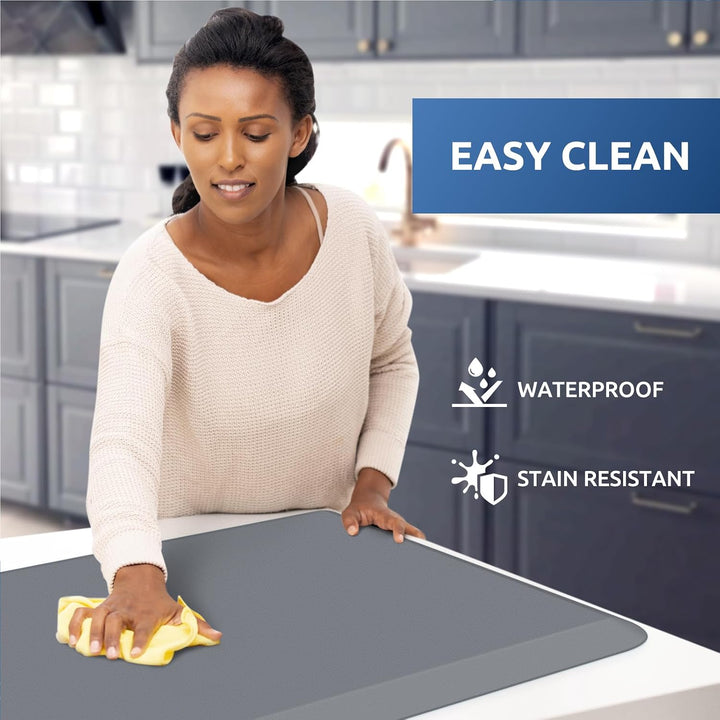 KitchenClouds Küchenmatte, gepolstert, Anti-Ermüdungserscheinung, 50,8 x 81,3 cm, wasserabweisend, r