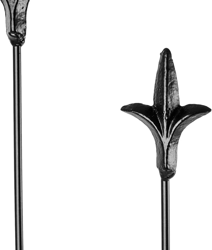 KADAX 2er Set Metall Rankgitter 50 x 140 cm, Kletterhilfe für Pflanzen, Rankspalier aus pulverbeschi