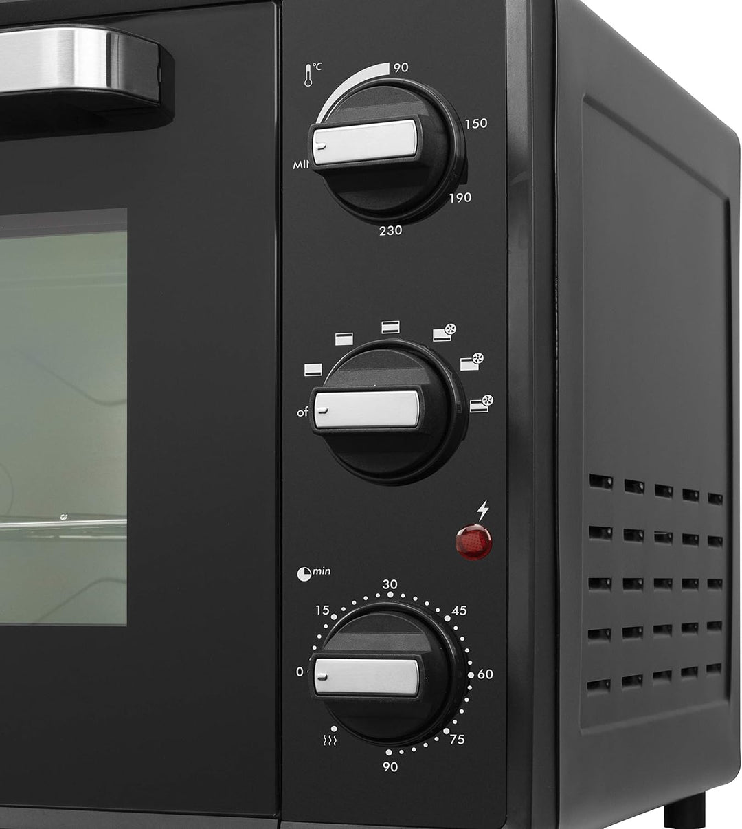 Konvektionsofen – 48 l Volumen – 2000 W 48 Liter Umluftofen, 48 Liter Umluftofen