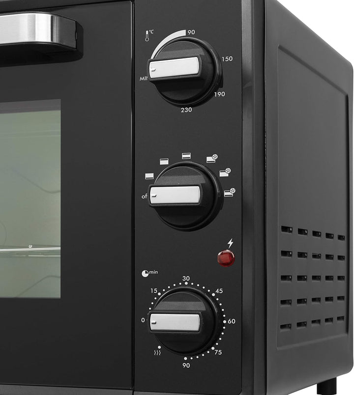 Konvektionsofen – 48 l Volumen – 2000 W 48 Liter Umluftofen, 48 Liter Umluftofen