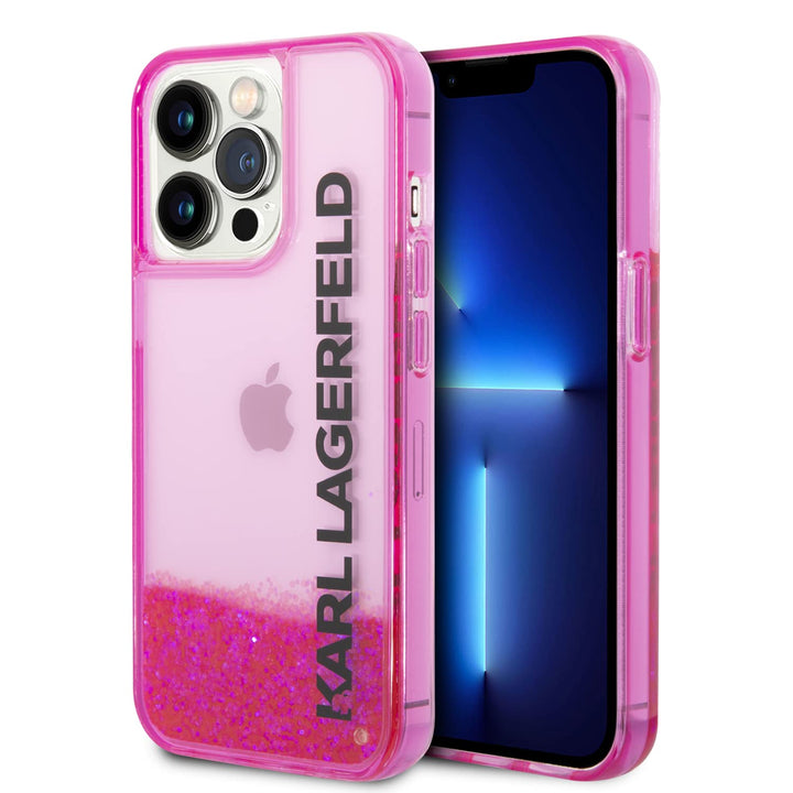 Karl Lagerfeld KLHCP14XLCKVF Hülle für iPhone 14 Pro Max 6,7" rosa/pink hardcase