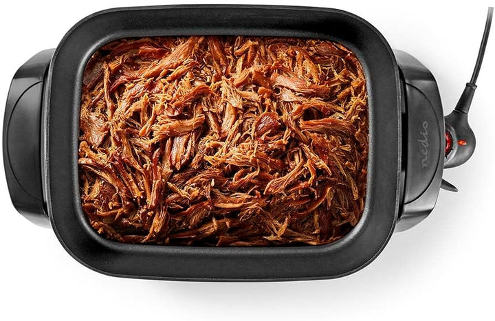 Elektrische Pfanne - 40 cm - Dickwandiges Aluminium-Gussgehäuse Single, Single