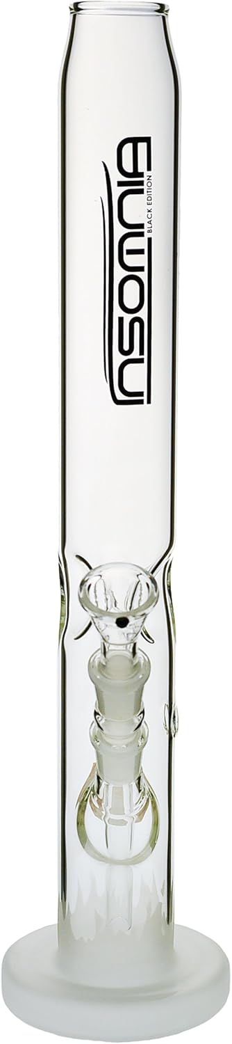 Insomnia Black Edition Eisbong mit sandgestrahltem Flammendekor - 45cm, 18,8mm - Head&Nature Bong-Ko