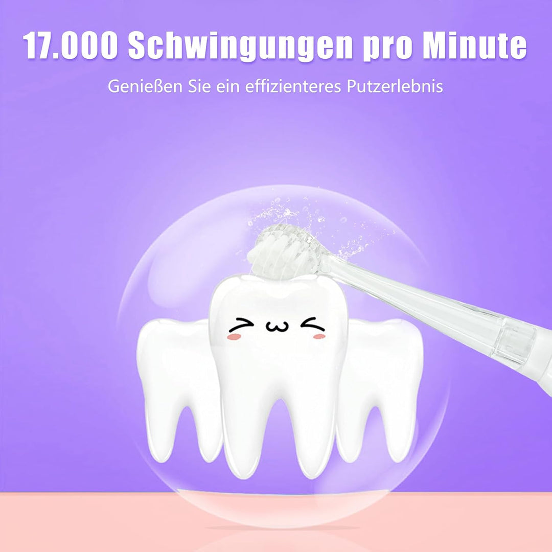 Seago SG-513 Elektrische Zahnbürste Kinder Baby Kinderzahnbürste Elektrisch ab 0-3 Jahre mit LED Lic
