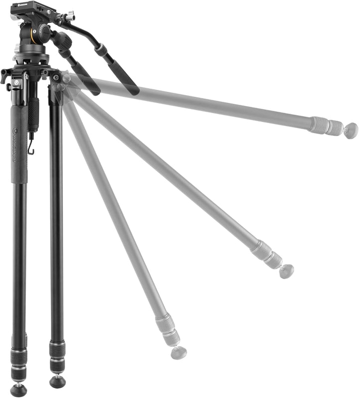 Vanguard Alta Pro 3VRL 303AV18 - Videostativ mit austauschbarem Nivellier-Kopf Aluminium Veo PV-18,