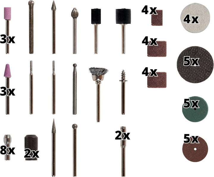 Einhell Akku-Schleif-/Gravur-Werkzeug TE-MT 18/34 Li Solo Power X-Change (18 V, 92 cm Welle mit Grav