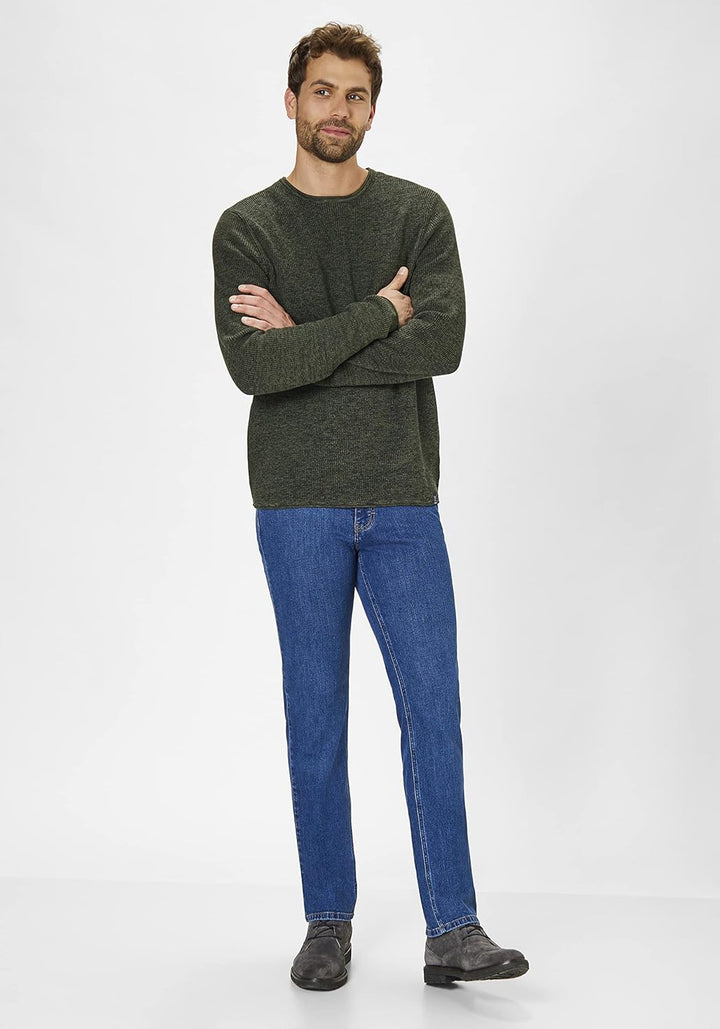 Paddocks Slim-Fit Jeans Motion & Comfort Elastizität Pipe 30W / 32L Deep Blue Moustache Use, 30W / 3