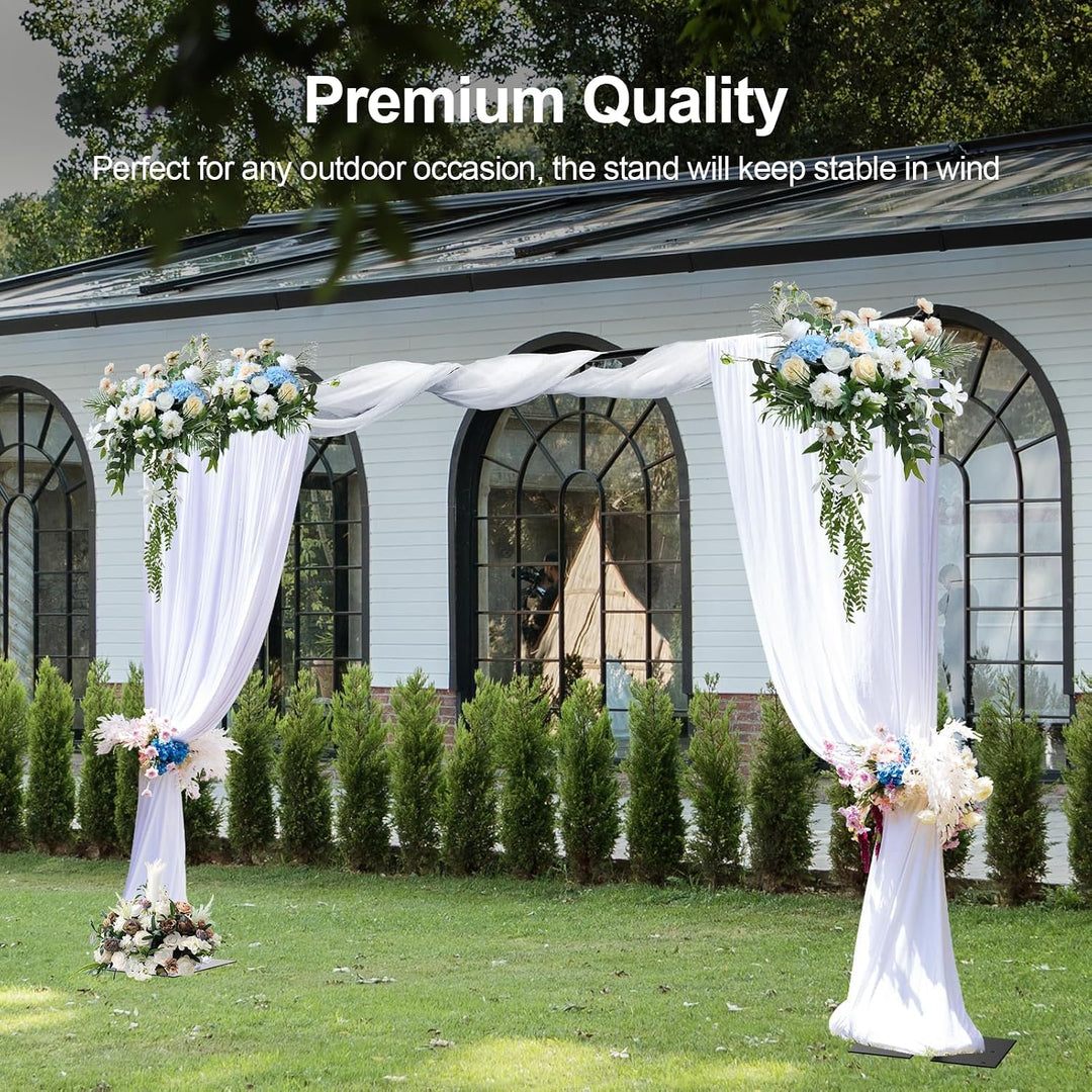 EMART Foto Hintergrund Ständer 3 x 3 m, Heavy Duty Fotohintergrund Ständer mit Metallstahlbasis, Ver