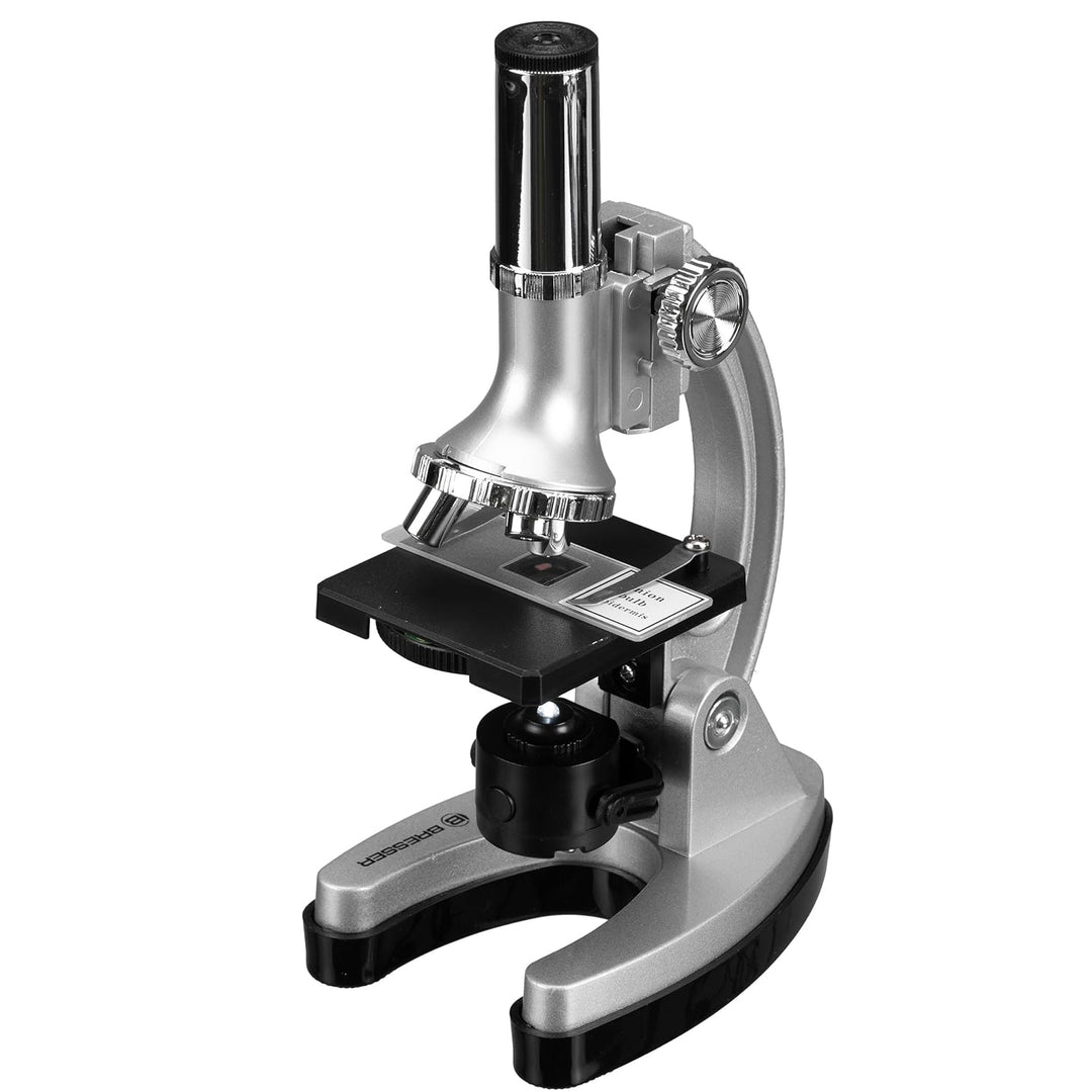 Bresser junior Einsteiger Mikroskop-Set Biotar 300x-1200x für Kinder mit batteriebetriebener Beleuch
