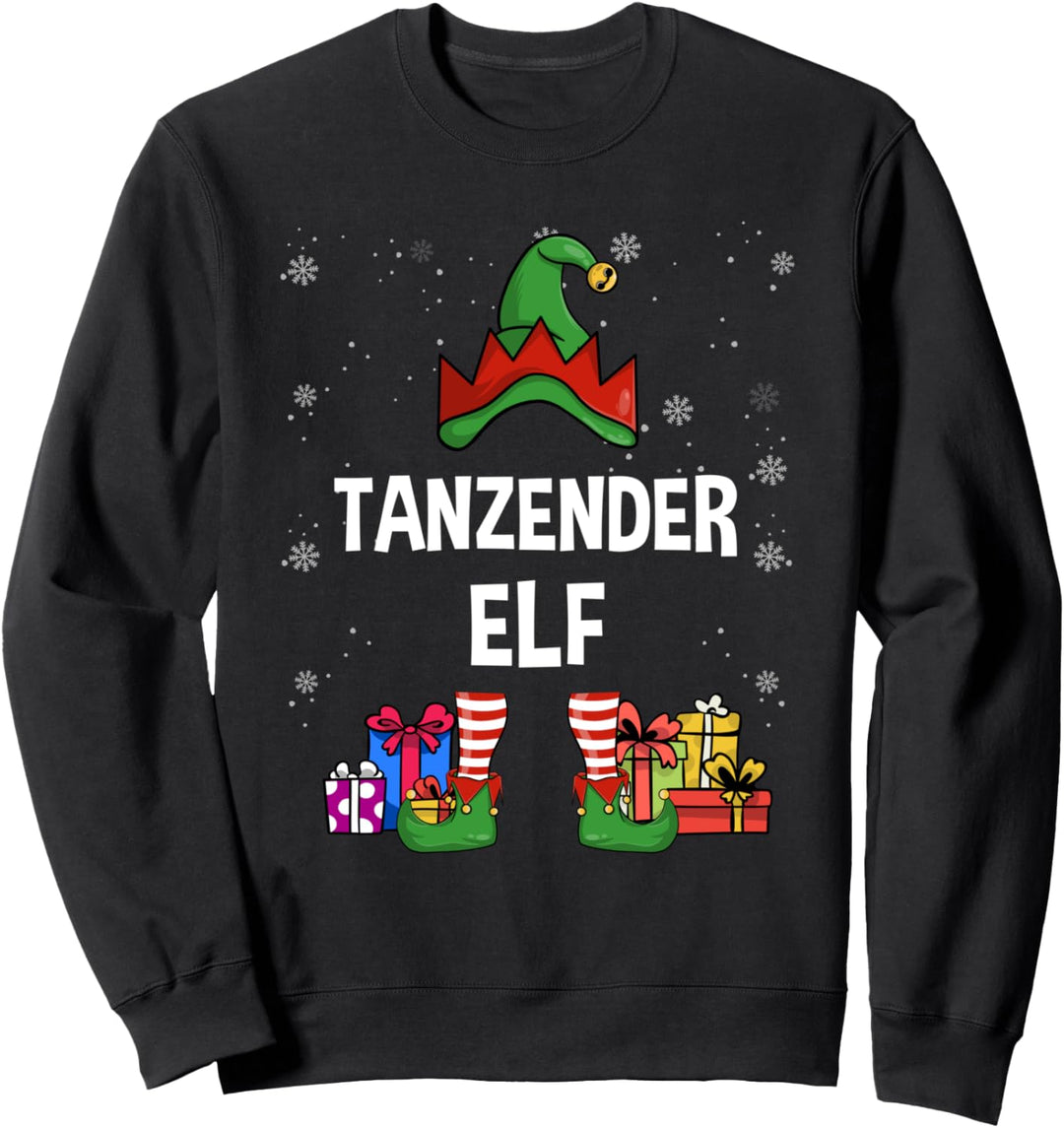Tanzender Elf Partnerlook Familien Outfit Weihnachten Sweatshirt