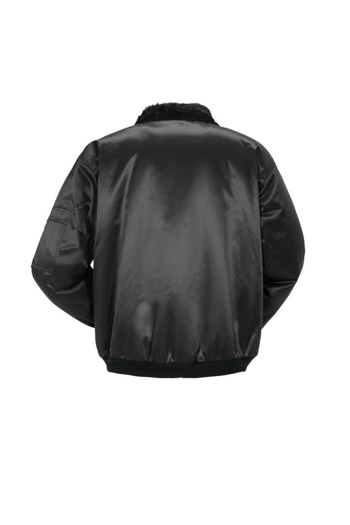 Planam Outdoor Winter Herren Gletscher Pilotenjacke schwarz Modell 0334 Grösse L Schwarz L, Schwarz