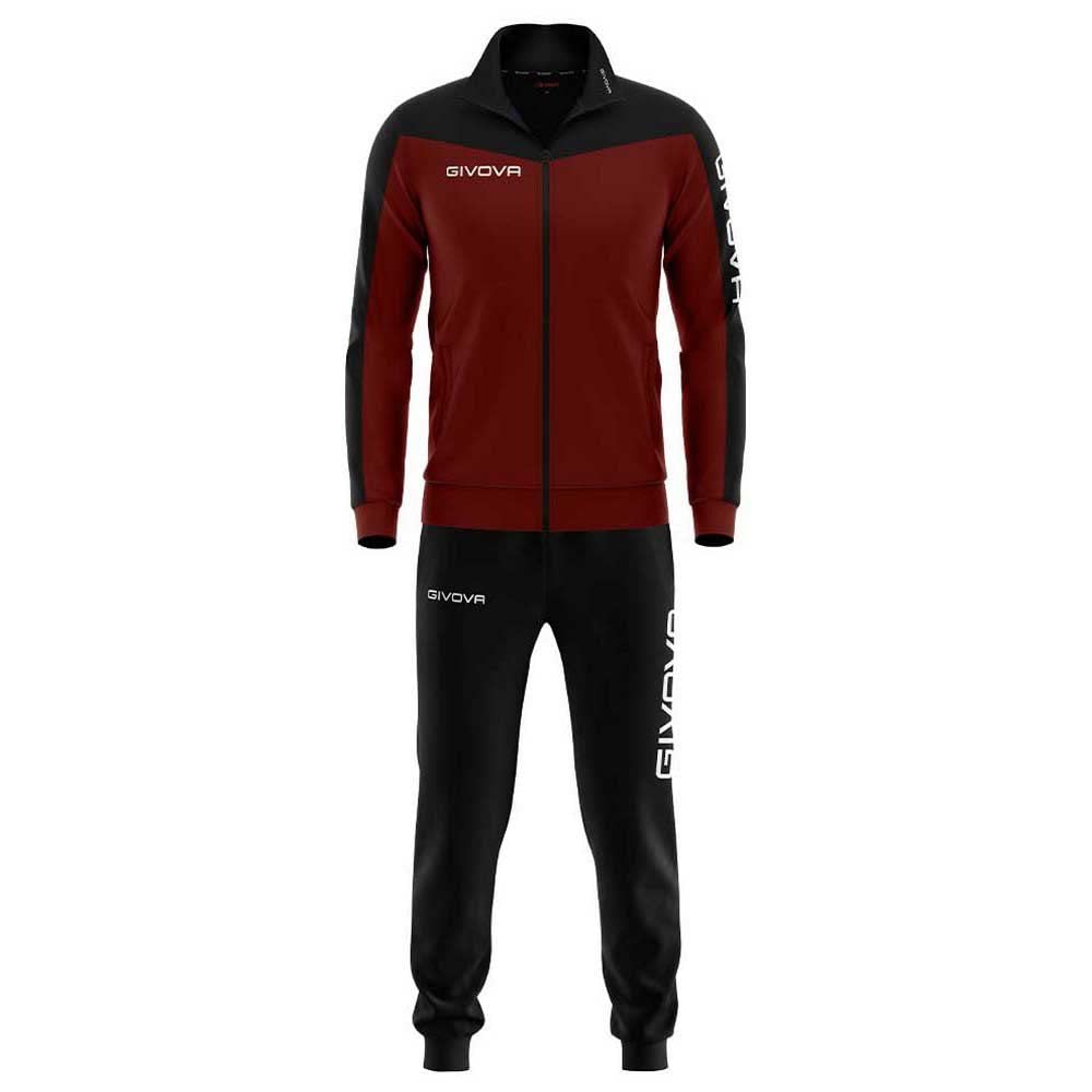 Givova Unisex Rom Roma Triacetat-Jumpsuit, blau/gelb, L (1er Pack) S Schwarz, S Schwarz