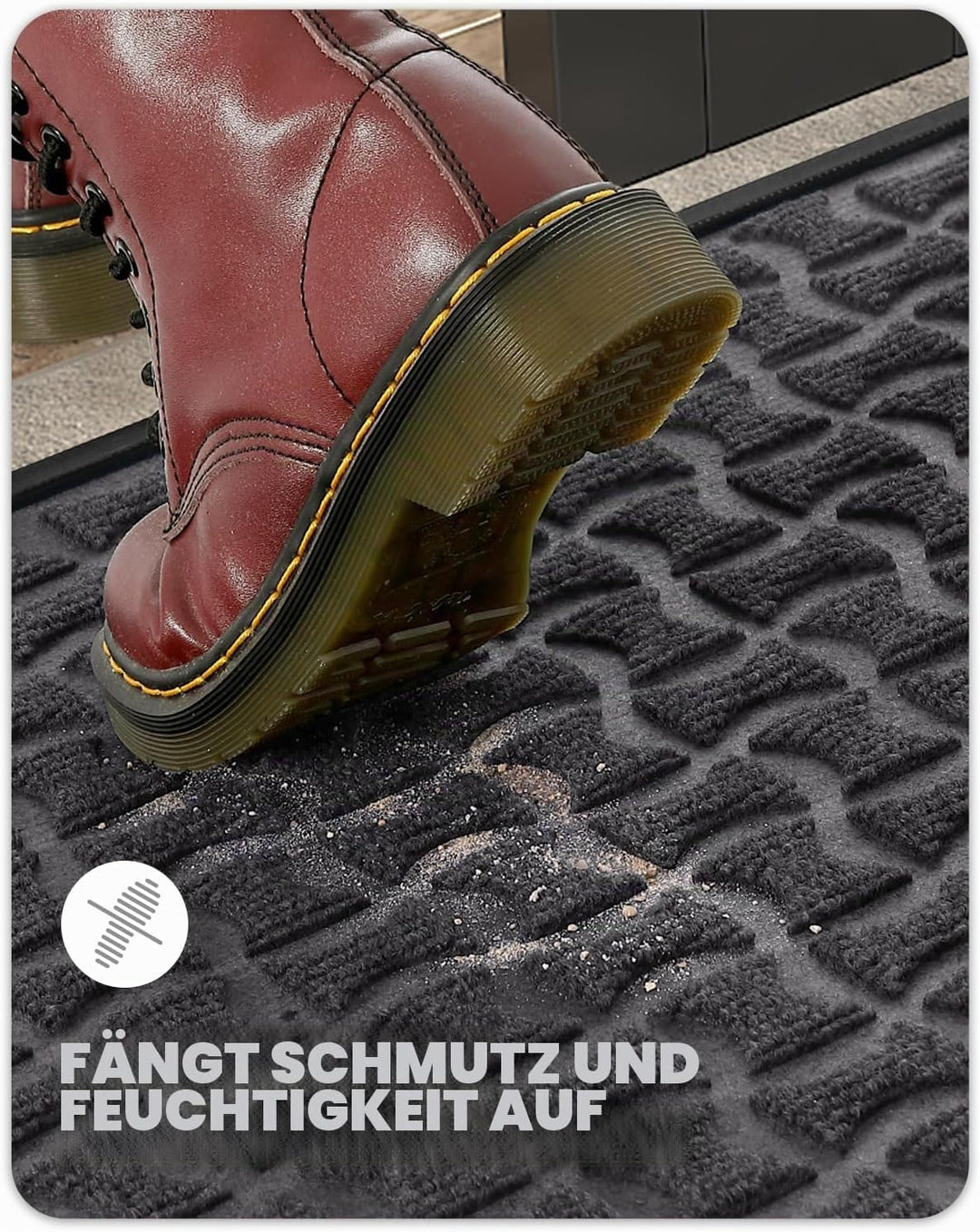 Color G rutschfest Fussmatte Aussen Wetterfest, Outdoor Schmutzfangmatte Innen &amp; Aussen Waschbar, Fu