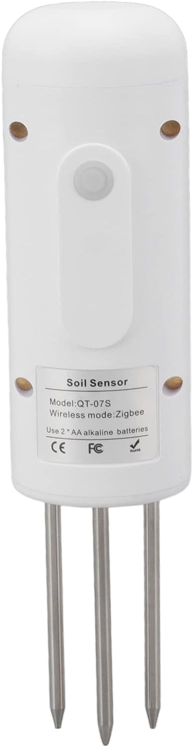 TOPINCN Drahtloses Bodensensor-Temperatur- und Feuchtigkeitsmessgerät für Zigbee Gardening Potted Pl