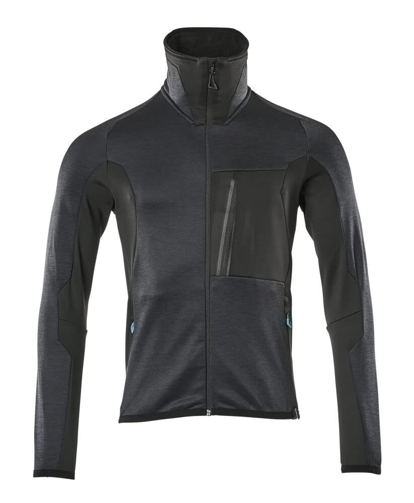 Mascot 17103-316-01009-3XL Fleecepullover Mit Reissverschluss Grösse in Dunkelmarine-Blau/Schwarz, 3