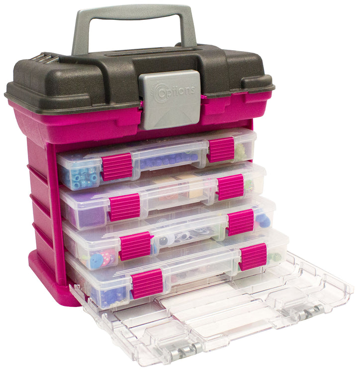 Creative Options Grab-and-Go-Fächer-System, Aufbewahrungsbox, Grösse S, magenta, S, S Magenta
