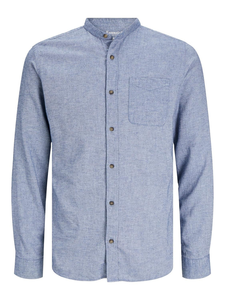 JACK & JONES Male Freizeithemd Comfort Fit Freizeithemd XS Faded Denim, XS Faded Denim