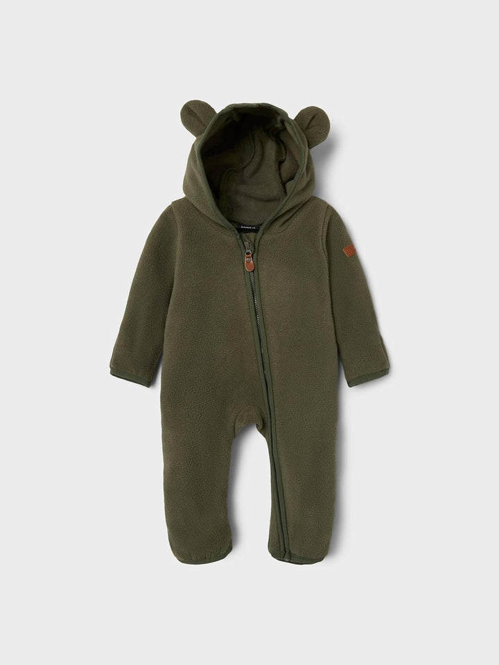 NAME IT Unisex Nbnmuni Fleece Suit Regenanzug 50-56 Beetle, 50-56 Beetle