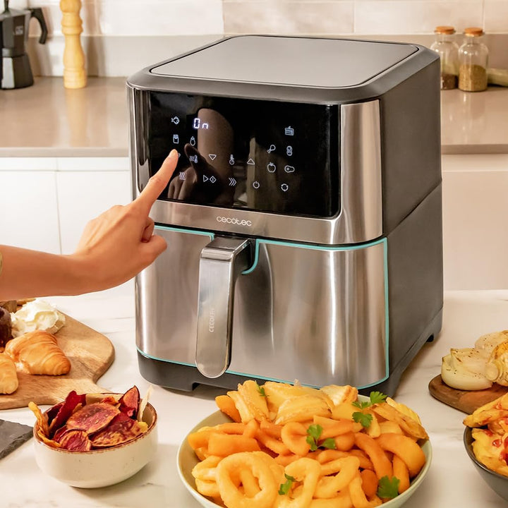 Cecotec Heissluftfritteuse ohne Öl 8 L Cecofry Supreme 8000 Air Fryer. 1800 W, Touchscreen, 30º-200