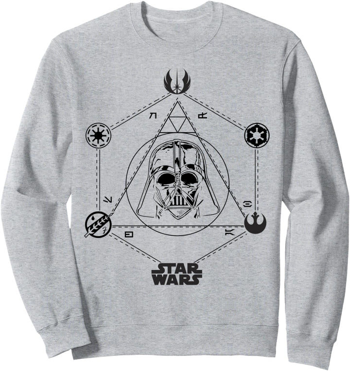 Star Wars Darth Vader Helmet Geometric Circle Poster Sweatshirt