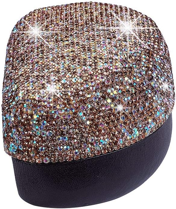 Blueshyhall Sonnenbrillen Etui Hardcase Glizter, Bling Brillenetui mit Diamant Strass, Sunglasses Ca