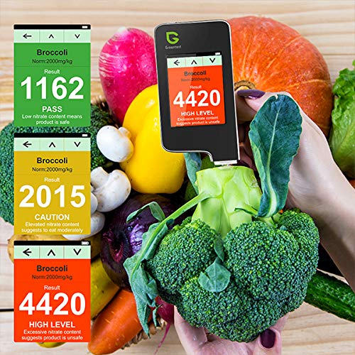 Greentest Instant-Lesegerät für frisches Fleisch, Obst, Gemüse, Nitrat-Tester und Messgerät für Lebe