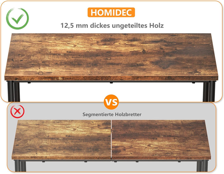 HOMIDEC Schuhregal,5-Ebenen Schuhablage mit Holzbrett als oberstes Regal,Schuhaufbewahrung für 15-20