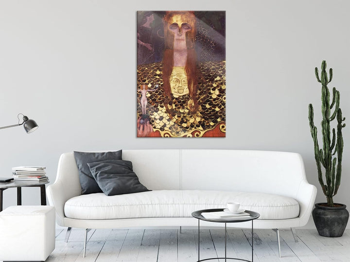 Pixxprint Glasbild | Wandbild aus Echtglas | Caspar David Friedrich - Wanderer über dem Nebelmeer |