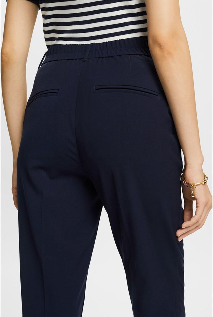 ESPRIT Damen Hose 30W / 28L 400/Navy, 30W / 28L 400/Navy