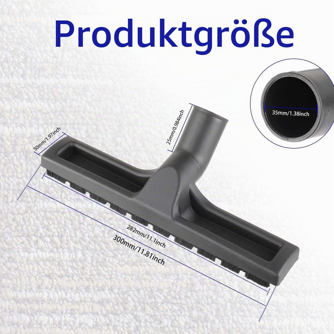 35mm Staubsauger Bürste Universal Bodendüse, für Kärcher, Bosch, Samsung, Metabo, Medion,Philips,Mie
