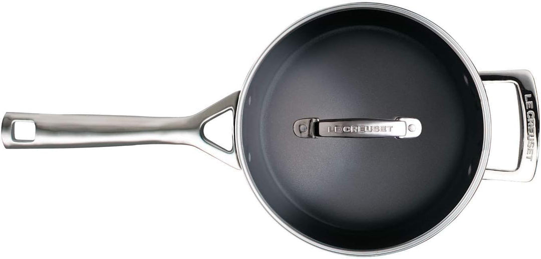 Le Creuset Aluminium-Antihaft Profitopf, Ø 20 cm, Für alle Herdarten inkl. Induktion geeignet, Anthr