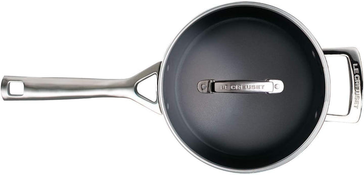 Le Creuset Aluminium-Antihaft Profitopf, Ø 20 cm, Für alle Herdarten inkl. Induktion geeignet, Anthr