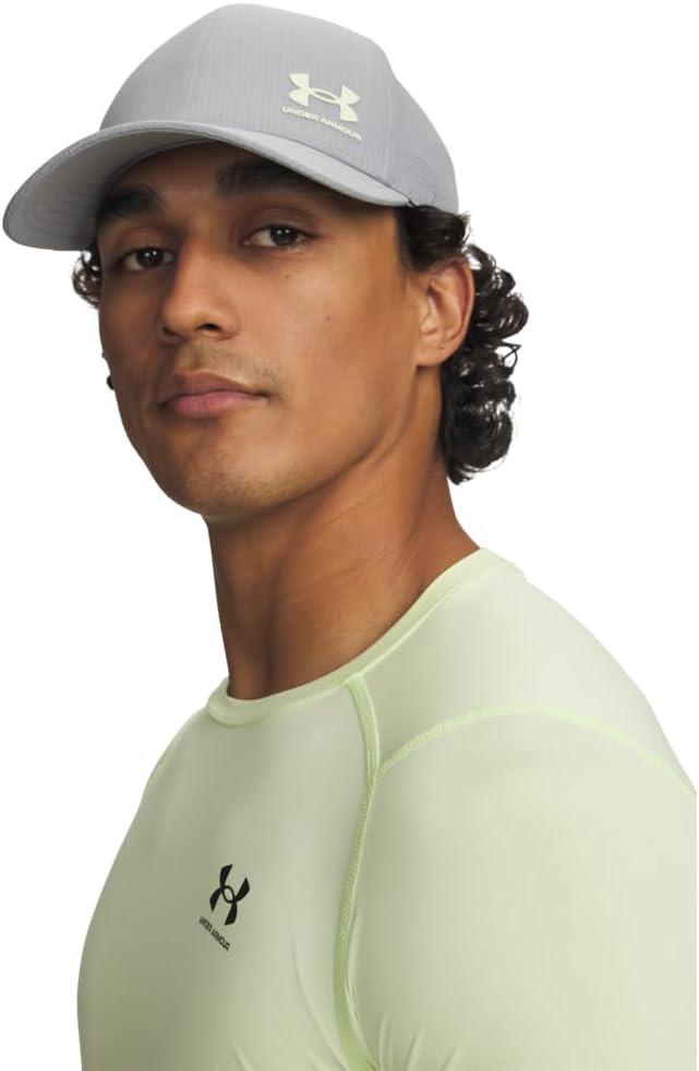 Under Armour Men's Blitzing Trucker Cap Einheitsgrösse (035) Steel / Fade Green, Einheitsgrösse (035