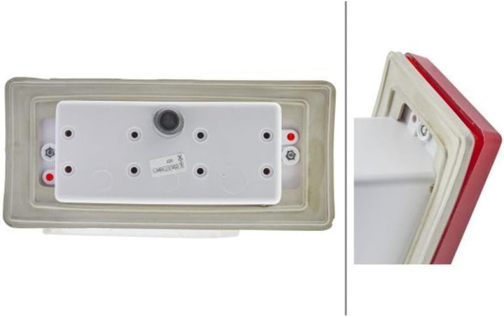 HELLA - Bremsleuchte - Halogen - Einbau - Lichtscheibenfarbe: rot - links/rechts - 2DA 003 734-011