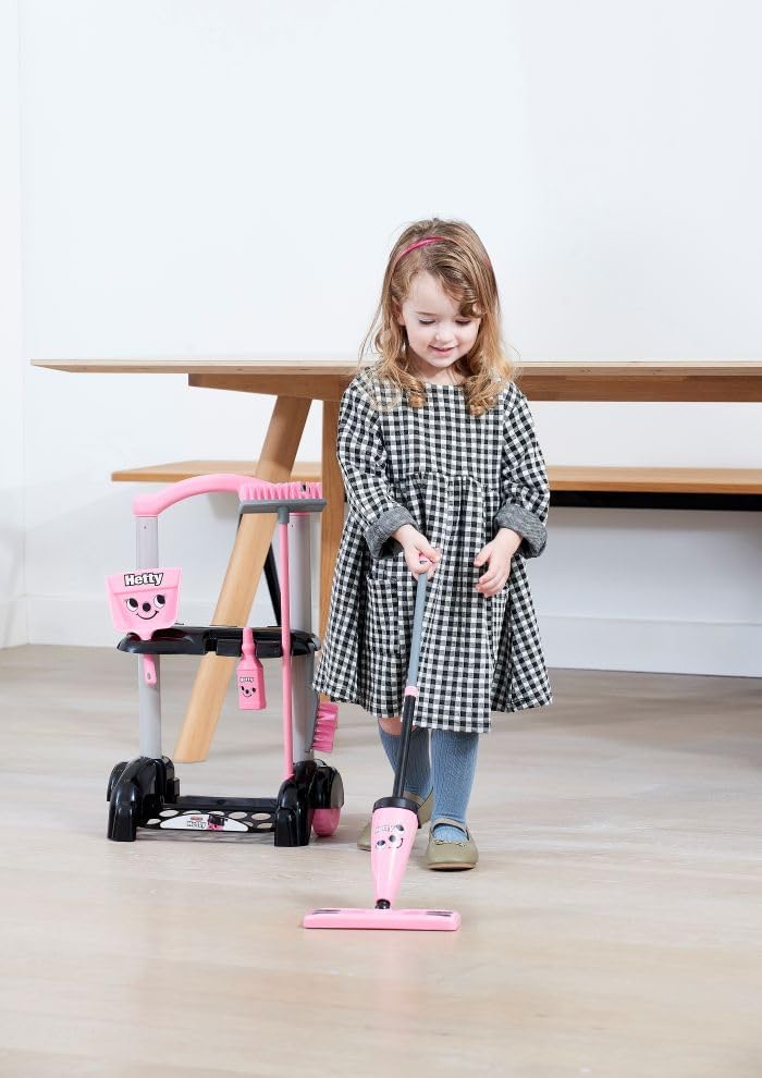Casdon Hetty Cleaning Trolley , Hetty-Inspired Toy Cleaning Trolley For Children Aged 3+ , Wheels Ar