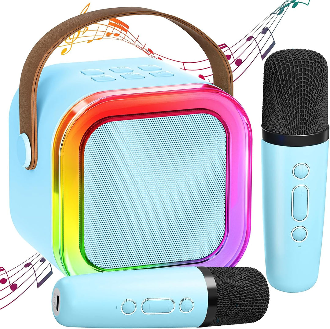 Karaoke Maschine Kinder mit 2 Karaoke Mikrofon Kinder: [Neueste] Kinder Karaoke mit Mikrofon - Karao