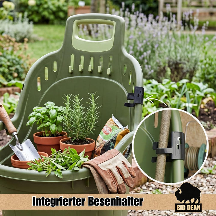 Gartentrolley Gartenwagen 50 Liter 60 kg Belastbar
