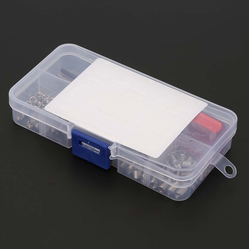 105 stücke Gewindeeinsätze Reparatursatz Edelstahl Helicoil Typ Draht Insert Installation Set(M3*0.5