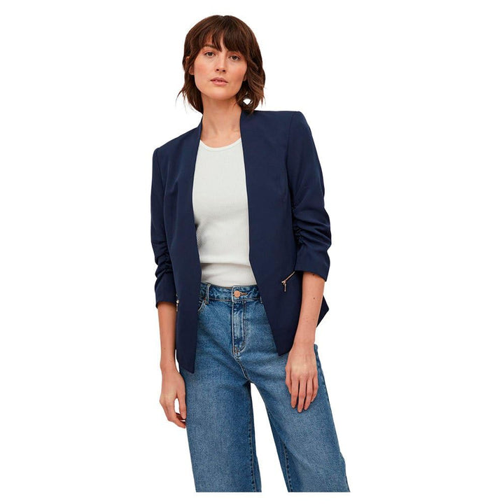 Vila Damen Blazer 36 Navy Blazer, 36 Navy Blazer