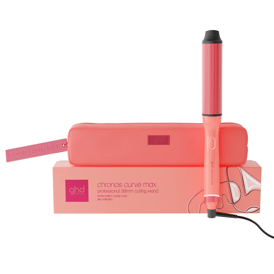 ghd chronos curve Lockenstab ohne Klammer: Fortschrittliche smarte Technologie, für Locken & Wellen,