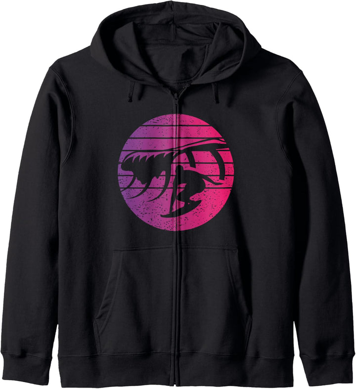 Surfen Retro Style Vintage Kapuzenjacke
