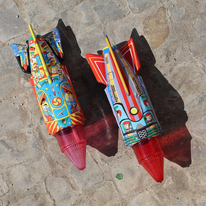 Freak Scene Space Blechspielzeug Rakete Set Raumschiff Blechrakete BS0598-101, BS0598-101