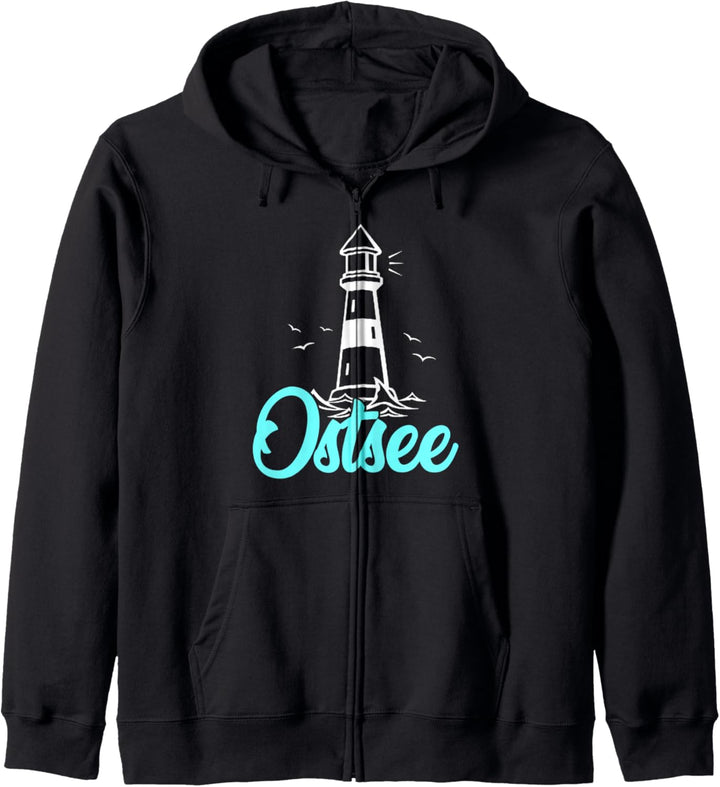 Ostsee Leuchtturm Möwe Rügen Usedom Fehmarn Kapuzenjacke