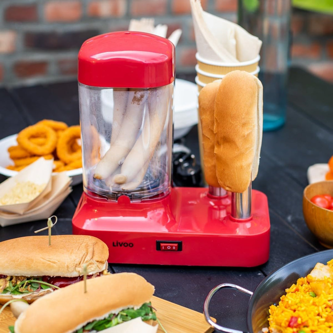 LIVOO DOC238RC Hot-Dog-Maschine,